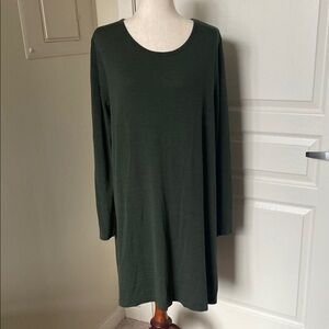GAP Green Long Sleeve Dress